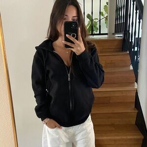Gildan Black Heavy Blend His Angel Zip Hoodie